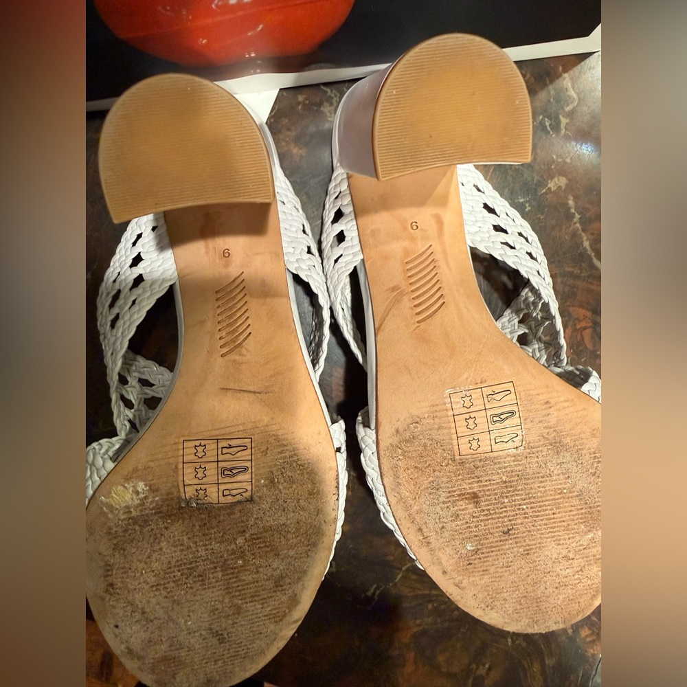 Paige Noel Woven Leather Mules - Picture 4 of 7